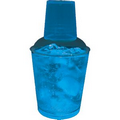 12 Oz. Light Up Drink Shaker - Clear w/ Blue LED's